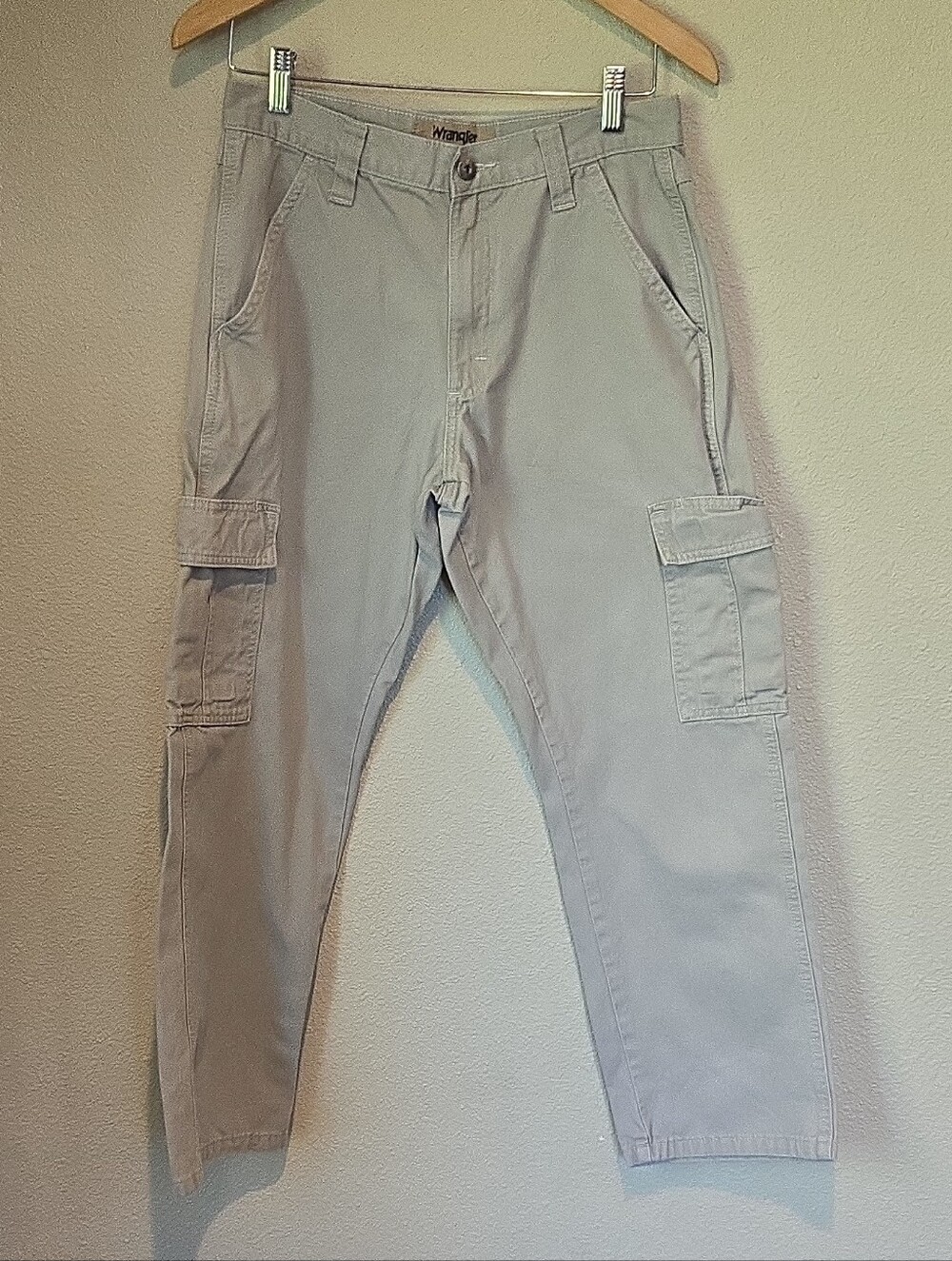 Wrangler Authentic Men's Beige  Cargo Pants